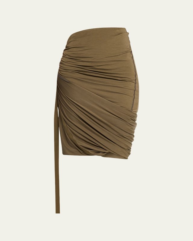 Ruched Soft Cloud Skirt